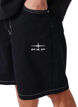Bermudas Projekt x Paris Bandana schwarz für Herren