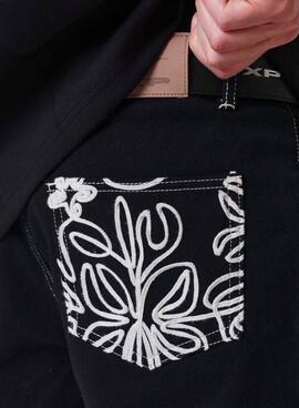 Bermudas Projekt x Paris Bandana schwarz für Herren