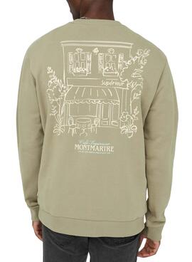 Sweatshirt Only and Sons Cesc grün für Herren