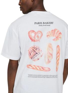 T-Shirt Only and Sons Fred Bakery weiß für Herren