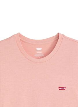 Levis T-Shirt Original in Pink für Männer.