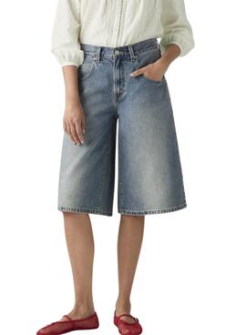 Levis Super Baggy Jort Denim Shorts für Damen
