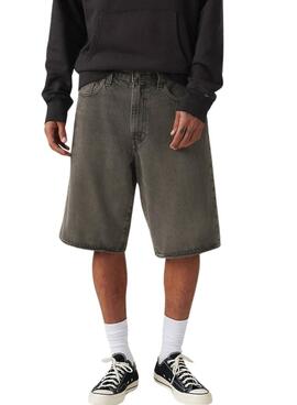 Shorts Denim Levis 478 Baggy schwarz für Herren
