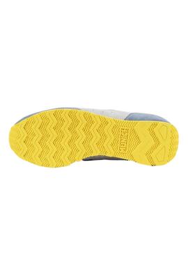 Turnschuhe München UM 91 weiß und blau für Herren