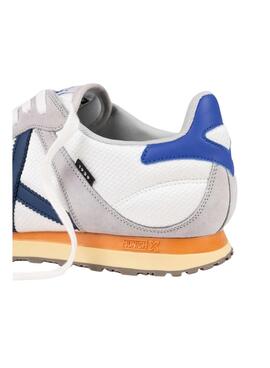 Turnschuhe Munich Massana Classic in Weiß und Blau für Herren