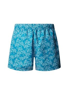Badehose Pepe Jeans Dotted Palms blau für Herren