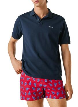 Badehose Pepe Jeans Funky Lobster in Rot für Herren