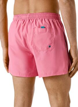 Badeshorts Pepe Jeans Logo rosa für Herren
