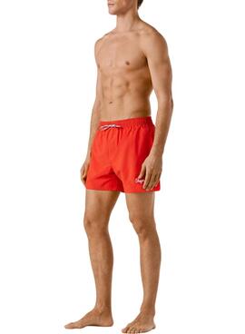 Badehose Pepe Jeans Solid rot für Herren