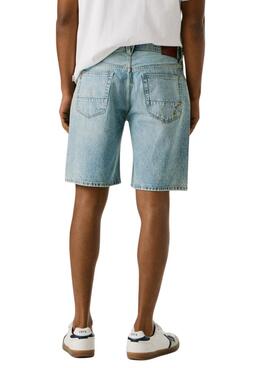 Bermudas Pepe Jeans Tom in hellem Denim für Herren.
