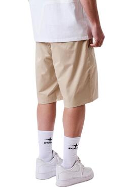 Kurze chinesische Hose Project x Paris Hustle in Beige für Herren.
