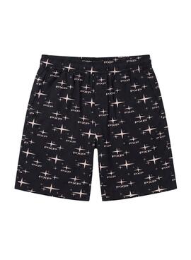 Badehose Project x Paris Starfield Schwarz bedruckt für Herren