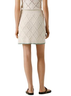 Rock Pepe Jeans Kaira weiß für Damen