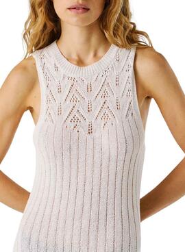 Kleid Pepe Jeans Kenia weiß für Damen