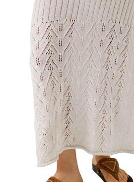 Kleid Pepe Jeans Kenia weiß für Damen