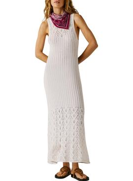 Kleid Pepe Jeans Kenia weiß für Damen