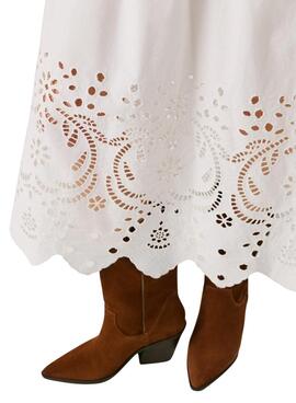 Kleid Pepe Jeans Naomi weiß für Damen.