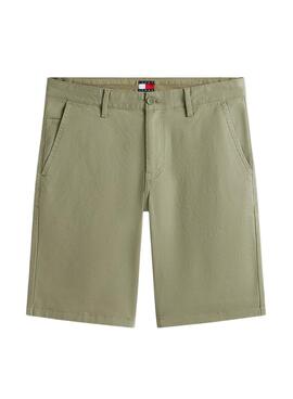 Bermudas Tommy Jeans Scanton grün für Herren