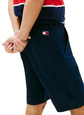 Bermudas Tommy Jeans Scanton in Dunkelblau für Herren