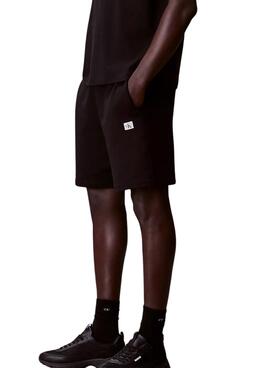 Bermudas Calvin Klein Jeans Abzeichen Schwarz für Herren