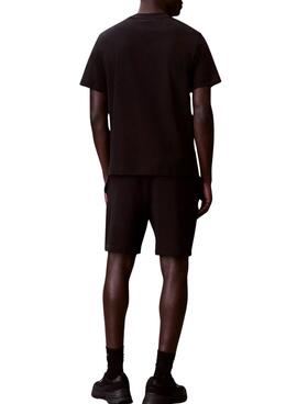 Bermudas Calvin Klein Jeans Abzeichen Schwarz für Herren