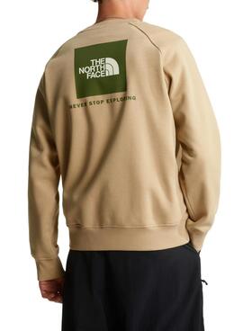 Sweatshirt The North Face Box beige für Herren