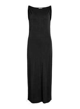 Schwarzes Vila Modala Kleid für Damen.