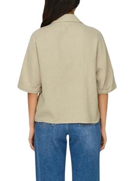 Bluse Only Thyra beige für Damen