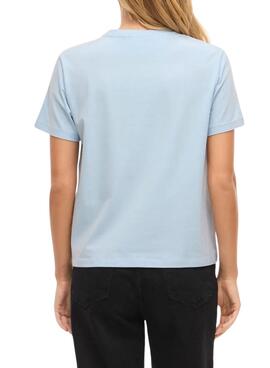 T-Shirt Vila Nora in Blau für Damen.