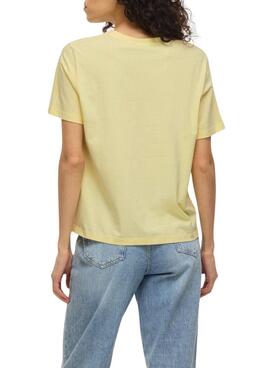 T-shirt Vila Sybil gelb für Damen