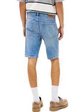 Bermuda-Jeans Tommy Jeans Ronnie in heller Waschung für Herren.