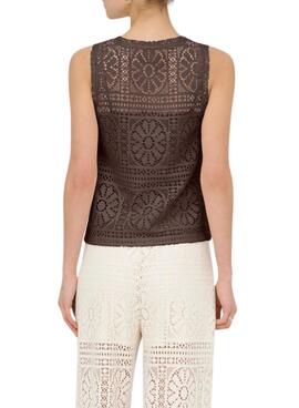 Oberteil Only Llian braun für Damen