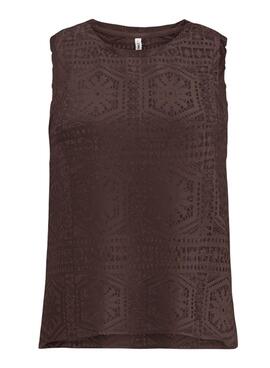 Oberteil Only Llian braun für Damen