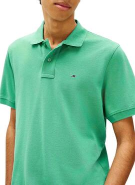Tommy Jeans Essential Polo-Shirt in Grün für Herren