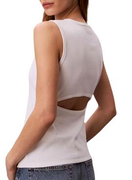 T-Shirt Calvin Klein Jeans Cuto weiß für Damen.