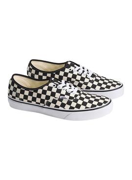 Turnschuhe Vans Authentic Check schwarz und weiß für Herren