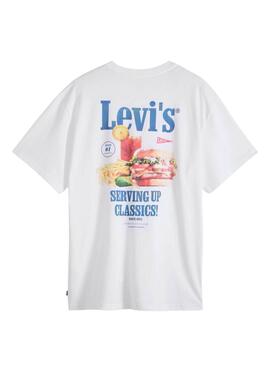 T-shirt Levis Serving Up Classics weiß für Herren.
