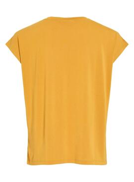 T-Shirt Vila Vimodala Senf für Damen.