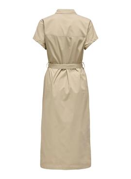 Kleid Only Tanny in Beige für Damen