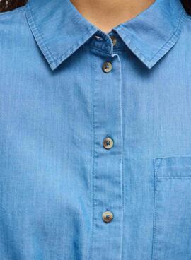 Kleid Vila Vinori Denim für Damen