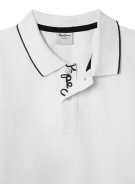 Pepe Jeans Poloshirt Hayden Basic Weiß für Jungen