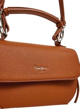 Handtasche Pepe Jeans Ambra Skript braun für Damen