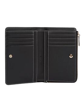 Brieftasche Tommy Hilfiger Monoplay Icon braun für Damen