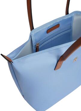 Handtasche Tommy Hilfiger Popette blau für Damen