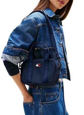 Handtasche Tommy Jeans Daily Crossover in Blau für Damen