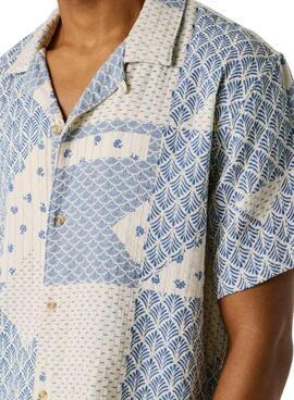 Hemd Pepe Jeans Pisarrot Patchwork Blau für Herren