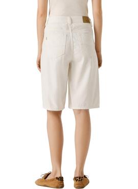 Bermudas Pepe Jeans Lexa weiß für Damen