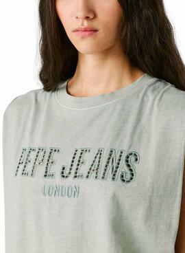 T-shirt Pepe Jeans Mirari grün für Damen