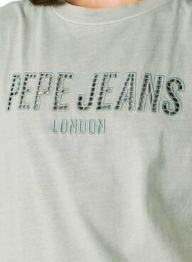 T-shirt Pepe Jeans Mirari grün für Damen