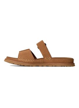Sandalen UGG GoldenGaze Slide Chestnut für Damen